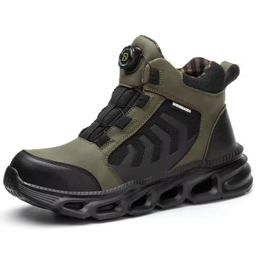 Comfortable black work shoes designed for all-day support