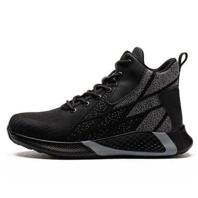 Alpha - Men's Black Work Shoes | Comfortable