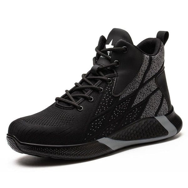 Alpha - Men's Black Work Shoes | Comfortable