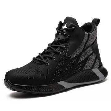 Alpha - Men's Black Work Shoes | Comfortable
