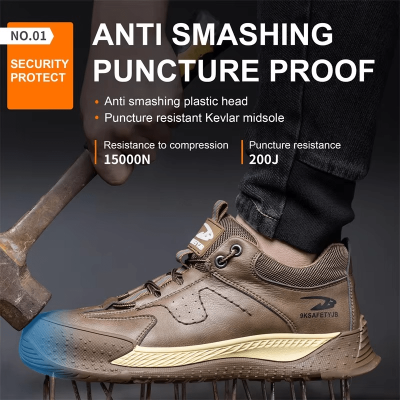 Armorpath - Men's Steel Toe Work Shoes | Slip Resistant