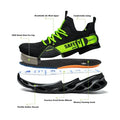 AshMuse - Women's Steel Toe Sneakers