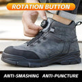 Blackanvil - Men's Steel Toe Work Boots | Adjustable Knob Fit