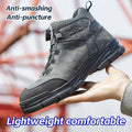 Blackanvil - Men's Steel Toe Work Boots | Adjustable Knob Fit