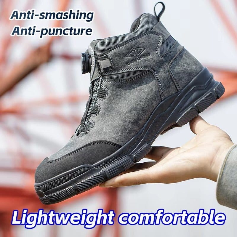 Blackanvil - Men's Steel Toe Work Boots | Adjustable Knob Fit