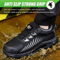 Blackkeep - Men's Steel Toe Work Shoes | Knob Lacing Syste