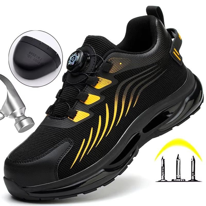 Blackkeep - Men's Steel Toe Work Shoes | Knob Lacing Syste
