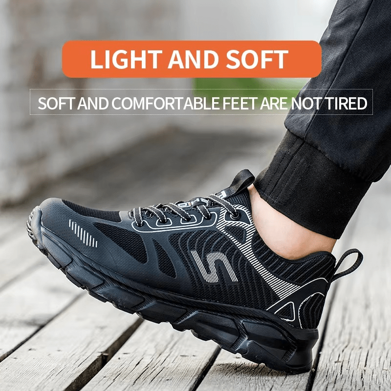 Blackmill - Breathable Protective Work Shoes | Shock Absorption