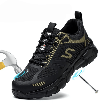 Blackmill - Breathable Protective Work Shoes | Shock Absorption