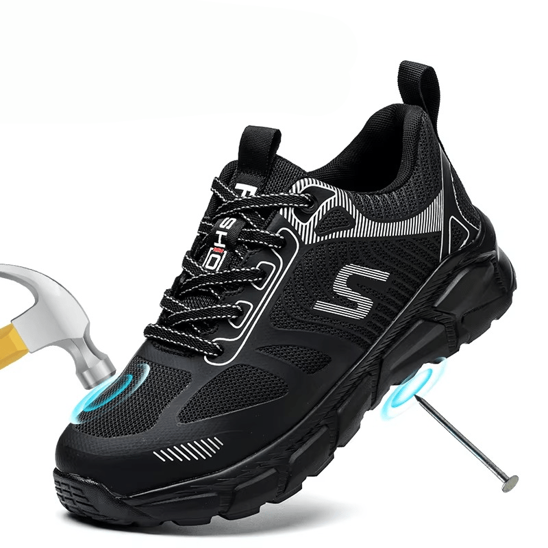 Blackmill - Breathable Protective Work Shoes | Shock Absorption