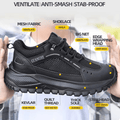Bravik - Breathable Steel Toe Work Shoes | Puncture Proof