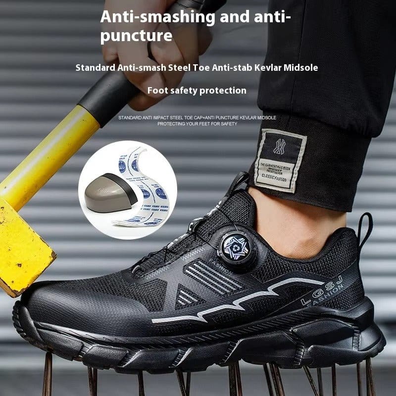 Buxie - Men's Steel Toe Work Shoes | Shock Absorbing