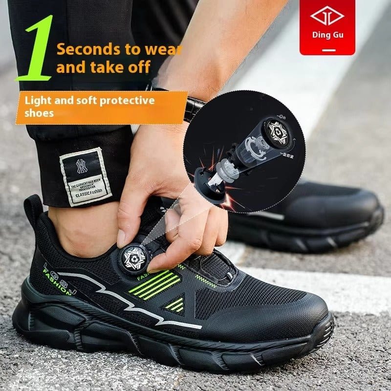 Buxie - Men's Steel Toe Work Shoes | Shock Absorbing