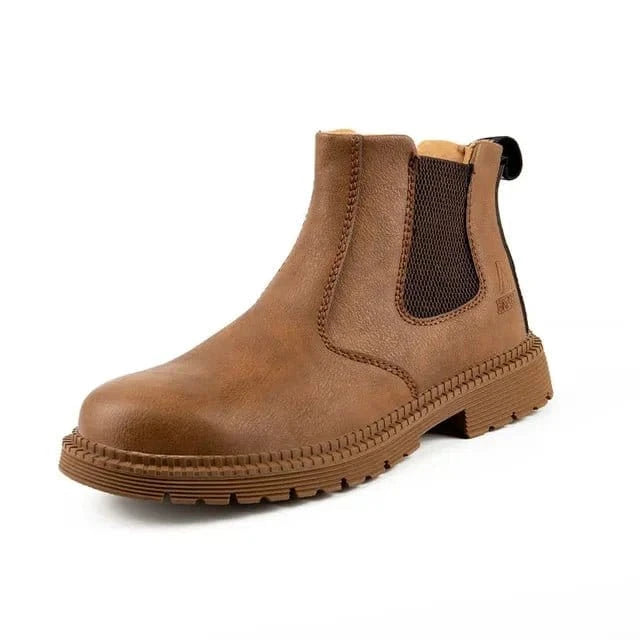 Chelsea - Men's Steel Toe Work Boots | Rubber Sole