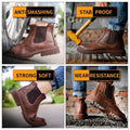 Chelsea - Men's Steel Toe Work Boots | Rubber Sole