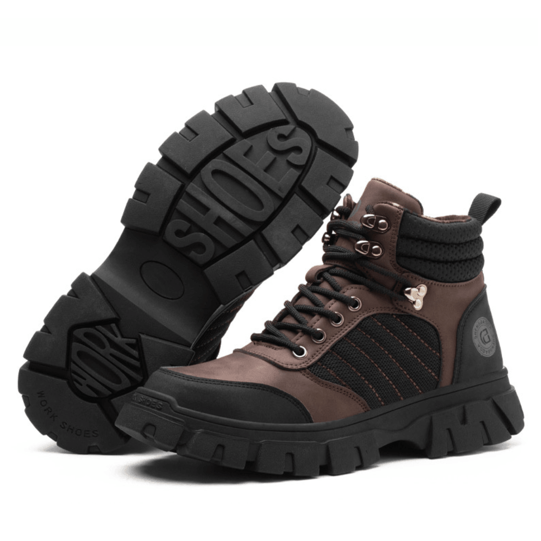 Crusader - Men's Steel Toe Work Boots | Long Hours Comfort
