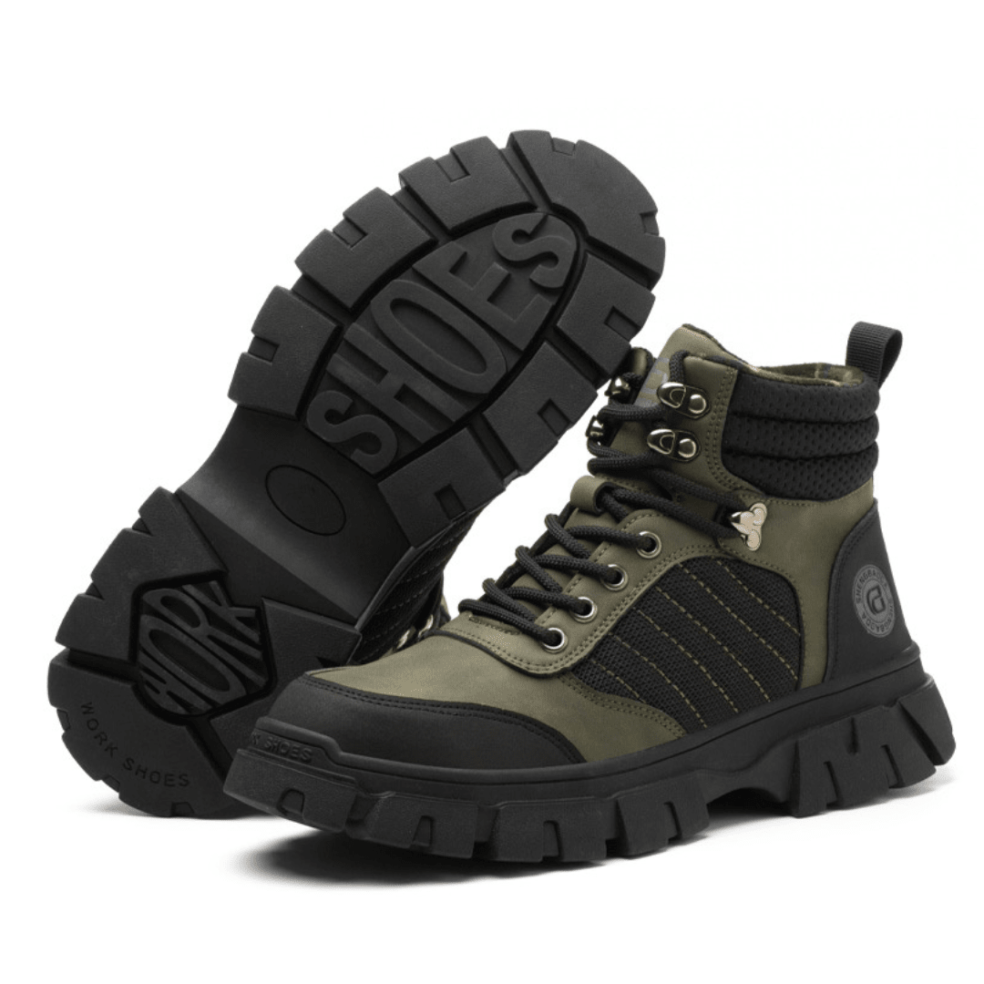 Crusader - Men's Steel Toe Work Boots | Long Hours Comfort