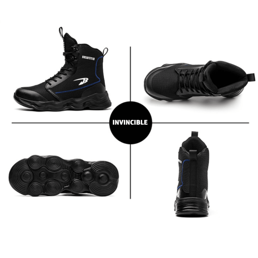 Defencer - Men's Steel Toe Work Boots | Comfortable Support