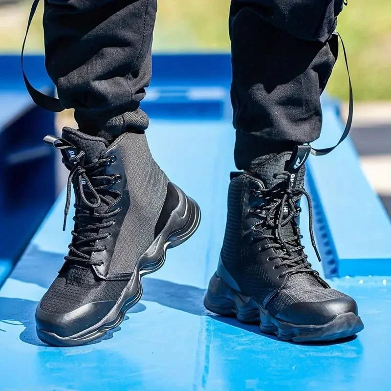 Defencer - Men's Steel Toe Work Boots | Comfortable Support