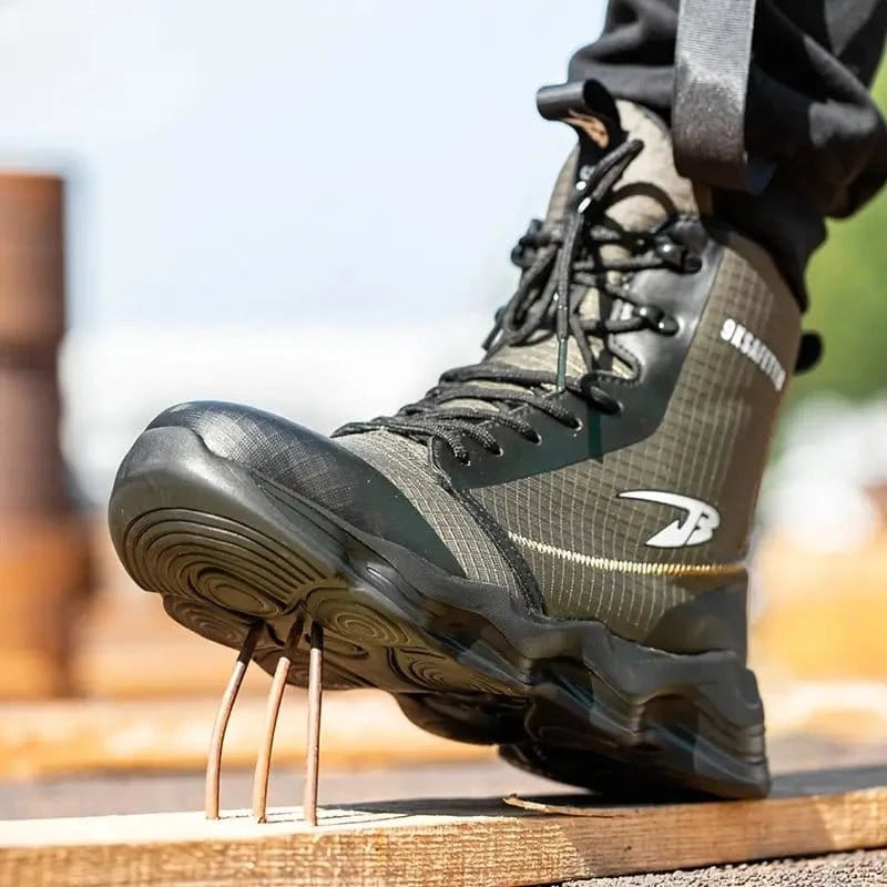 Defencer - Men's Steel Toe Work Boots | Comfortable Support