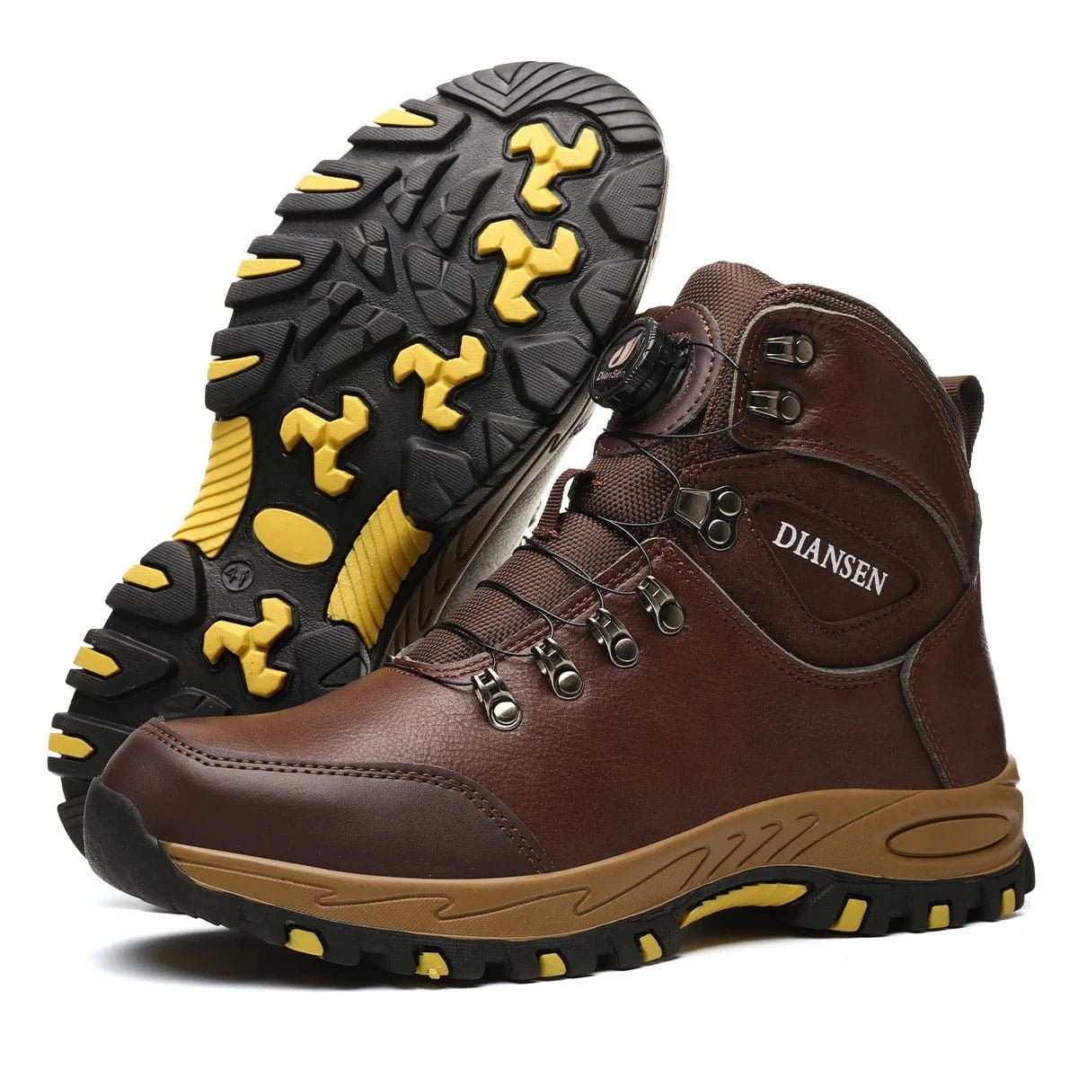 Diasen 9k - Men's Steel Toe Work Boots | Rubber Sole