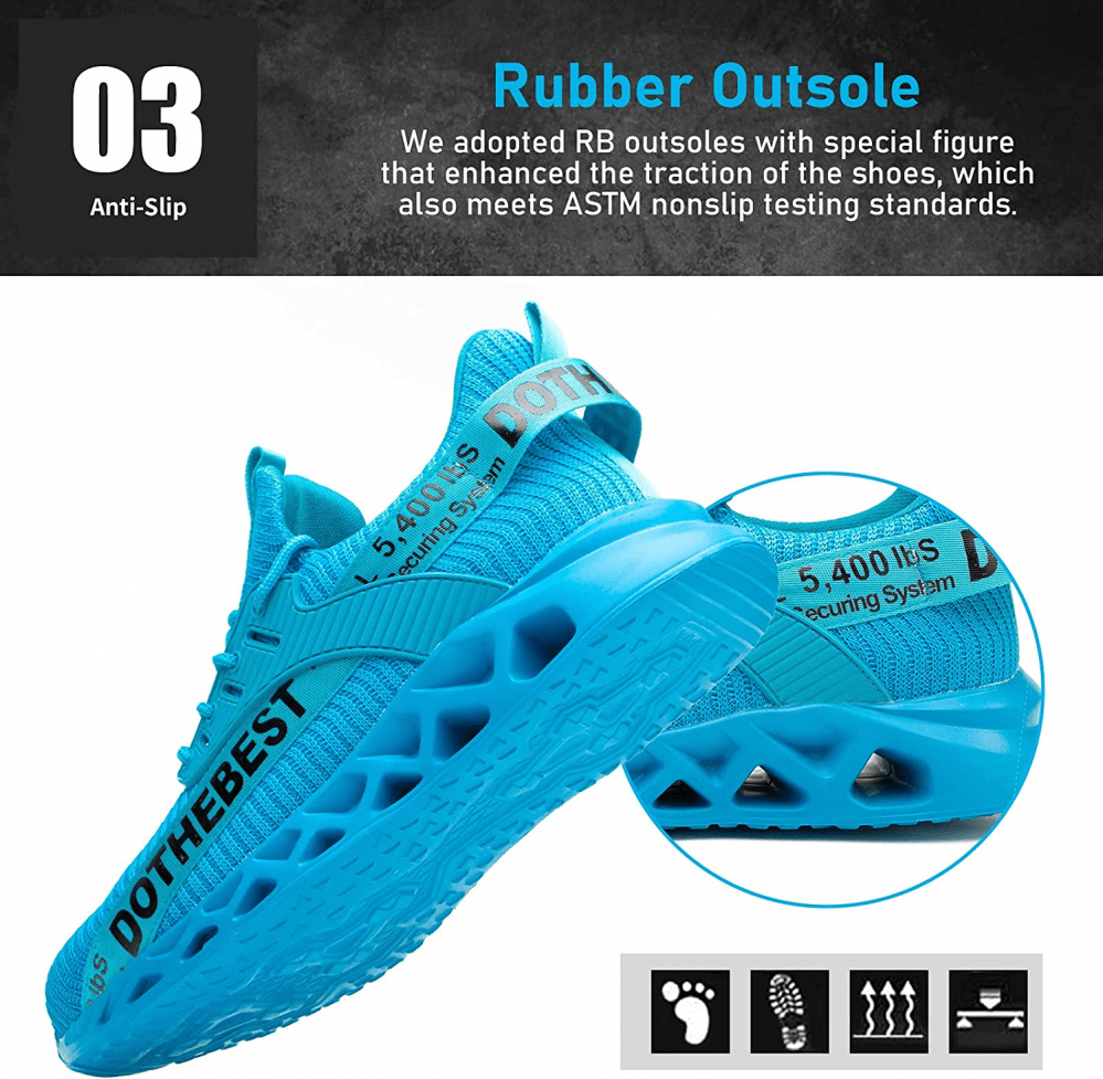 Do The Best - Men's Safety Work Shoes | Lightweight