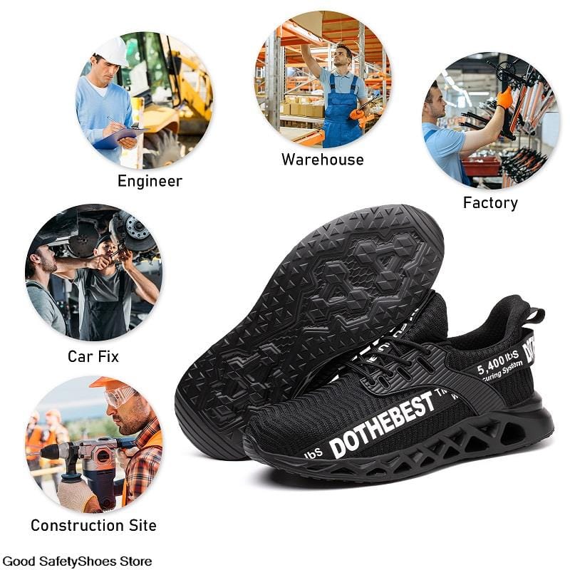 Do The Best - Men's Safety Work Shoes | Lightweight