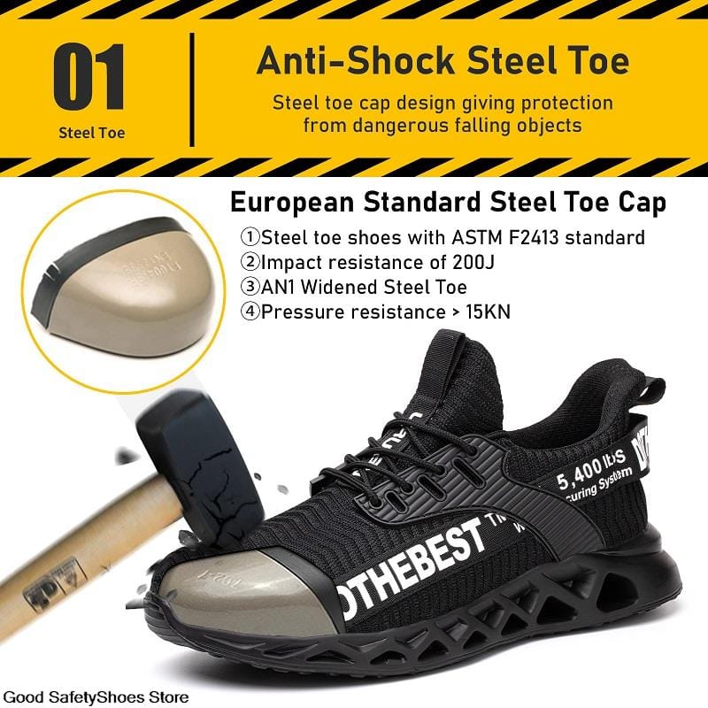 Do The Best - Men's Safety Work Shoes | Lightweight