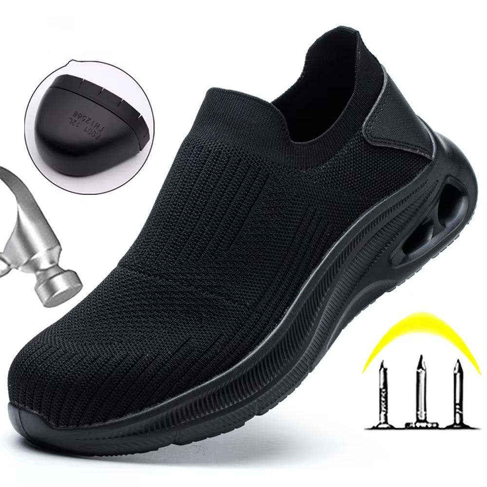 Walker - Lightweight Steel Toe Work Shoes | Anti-Slip Protection