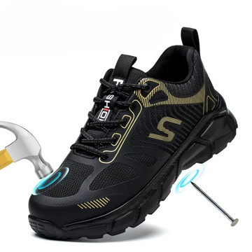 Blackmill - Breathable Protective Work Shoes | Shock Absorption