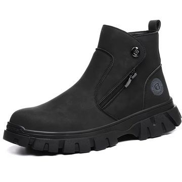 Hardrock - Waterproof Steel Toe Work Boots | Side Zipper Protection