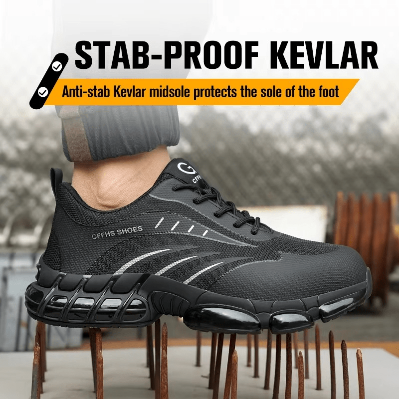 Dravon - Men's Steel Toe Sneakers | Air Cushion Sole