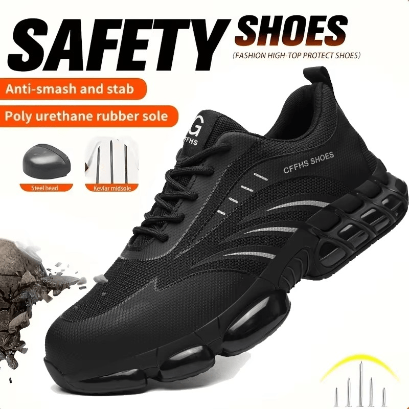 Dravon - Men's Steel Toe Sneakers | Air Cushion Sole