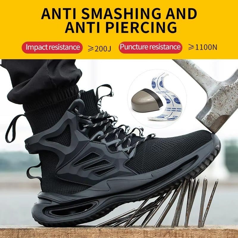 Draxor - Men's Steel Toe Work Boots | All-Day Comfort