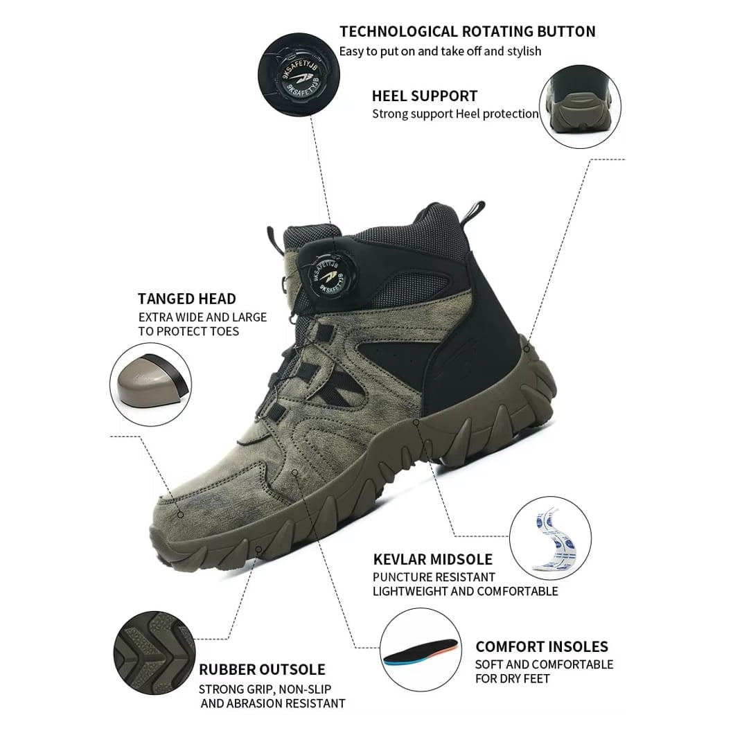 Duranox - Men's Tactical Safety Boots | Puncture Proof
