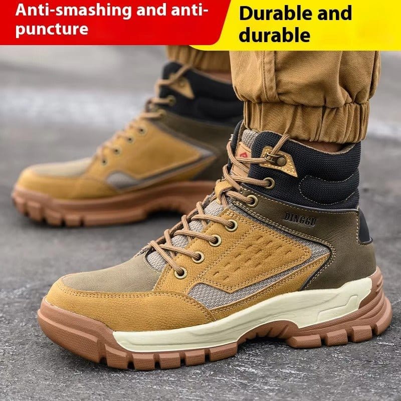 Dusthelm - Men's Comfortable Steel Toe Work Boots