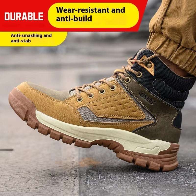 Dusthelm - Men's Comfortable Steel Toe Work Boots