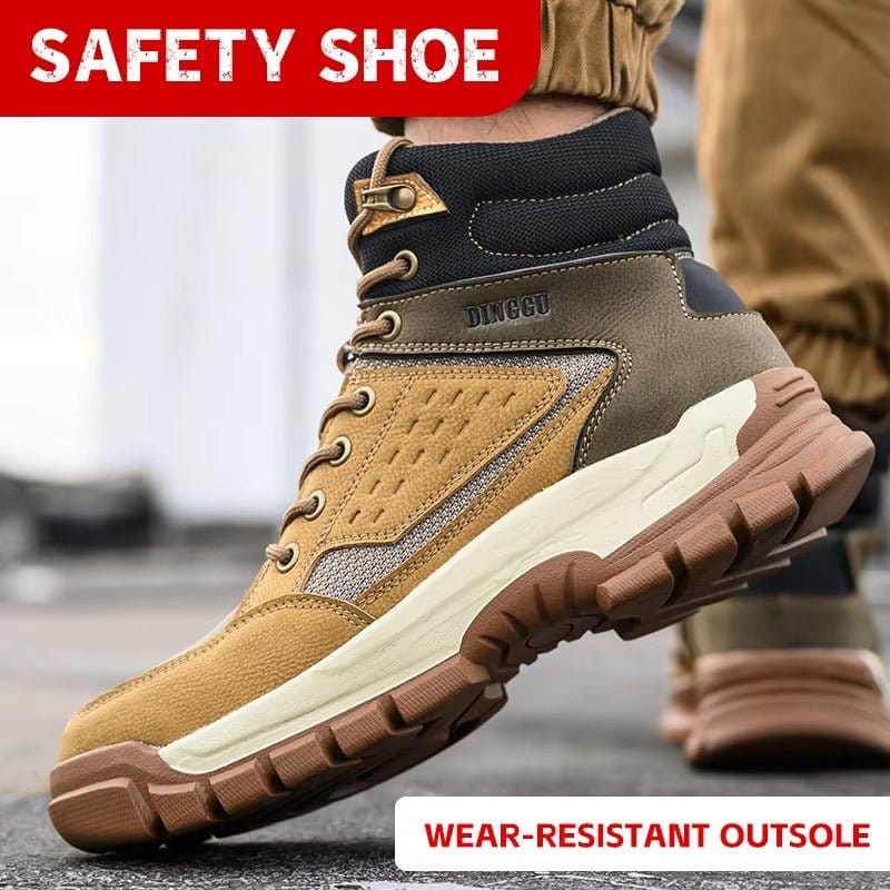Dusthelm - Men's Comfortable Steel Toe Work Boots