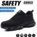 Gravik - Men's Steel Toe Work Shoes | Breathable Comfort