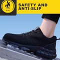 Gravik - Men's Steel Toe Work Shoes | Breathable Comfort