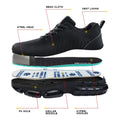 Gravik - Men's Steel Toe Work Shoes | Breathable Comfort