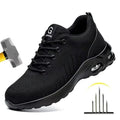 Gravik - Men's Steel Toe Work Shoes | Breathable Comfort