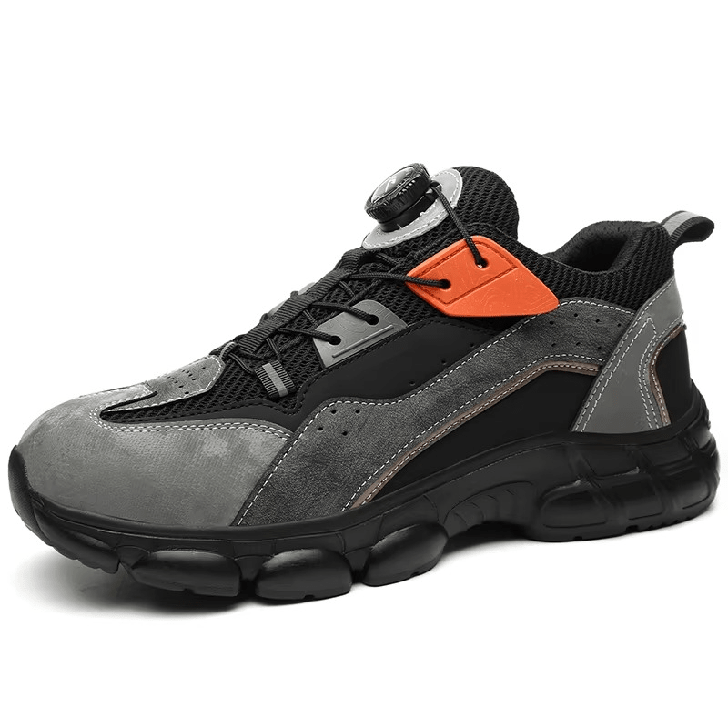 Gravok - Men's Steel Toe Work Shoes | Knob Lacing System