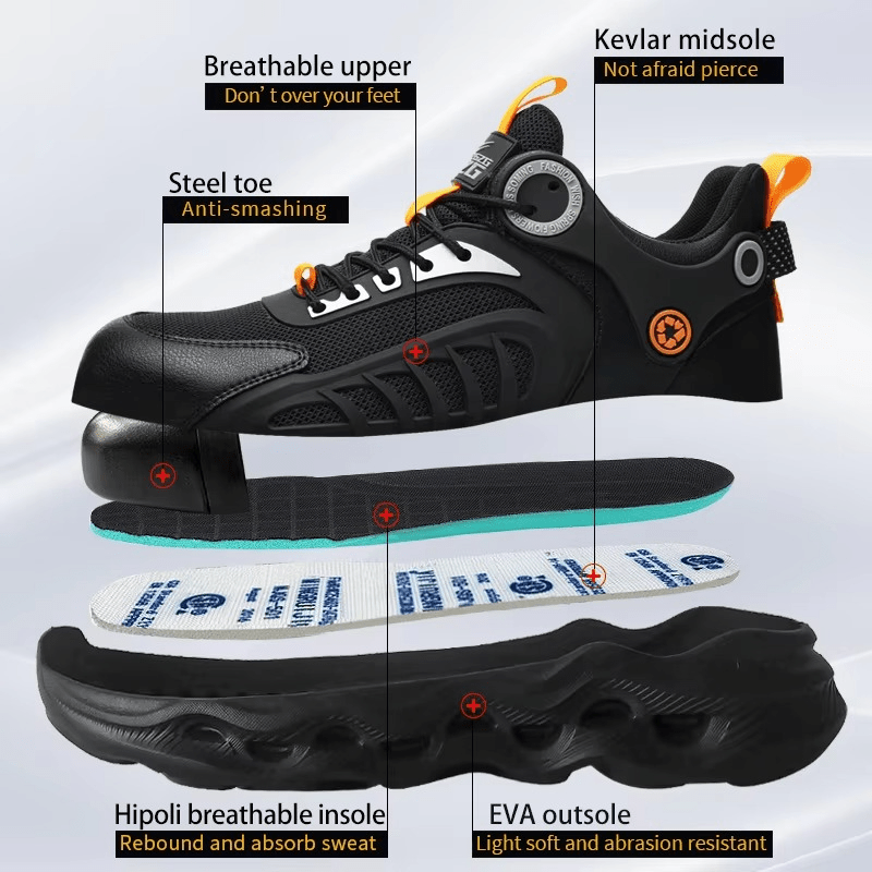 Gravorn - Men's Steel Toe Sneakers | Lightweight