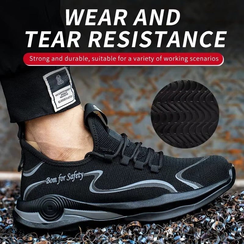 Gravshield - Men's Steel Toe Work Shoes | Comfortable Fit