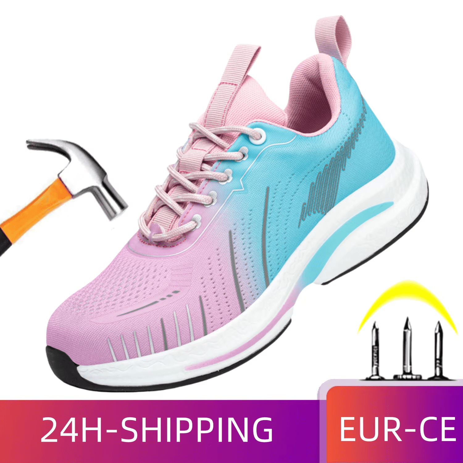 Grivex - - Woman's Steel Toe Work Boots | Comfortable