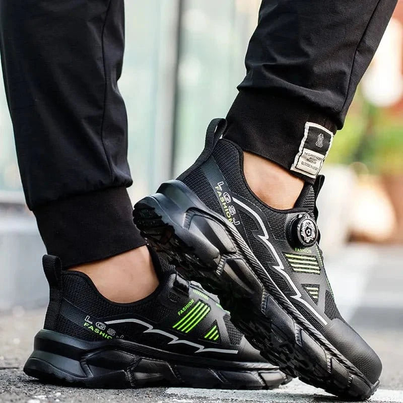 Grizzlyon - Men's Safety Work Shoes | Cushioned Support