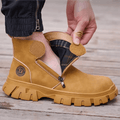 Hardrock - Waterproof Steel Toe Work Boots | Side Zipper Protection