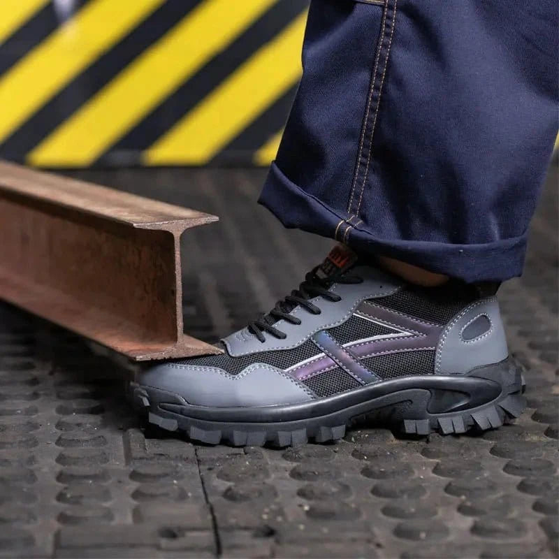 Hardtrail - Men's Steel Toe Work Shoes | Slip Resistant