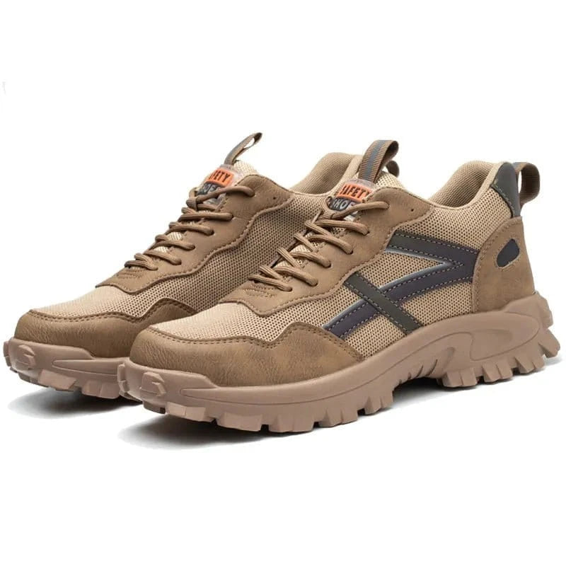 Hardtrail - Men's Steel Toe Work Shoes | Slip Resistant